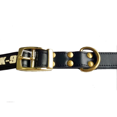 K-9 软牛皮脖圈-警犬训练器材厂家 _警犬训练用品_工作犬训练用品-南京开久警犬装备