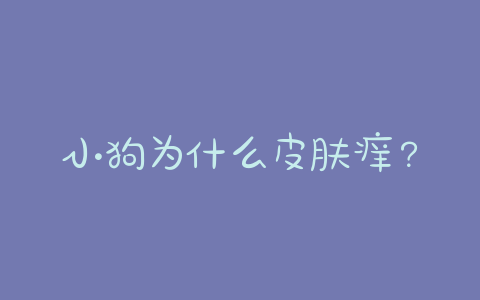 小狗为什么皮肤痒？小狗皮肤变红,痒是什么情况-警犬训练器材厂家 _警犬训练用品_工作犬训练用品-南京开久警犬装备