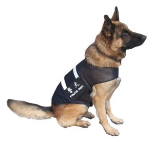 警犬网眼背心（灰色反光条）-警犬训练器材厂家 _警犬训练用品_工作犬训练用品-南京开久警犬装备