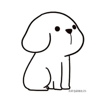 很凶的大狼狗简笔画_大狼狗怎么画简笔画-警犬训练器材厂家 _警犬训练用品_工作犬训练用品-南京开久警犬装备