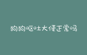 狗狗呕吐大便正常吗？狗狗吃了骨头呕吐,但大便正常怎么办-警犬训练器材厂家 _警犬训练用品_工作犬训练用品-南京开久警犬装备
