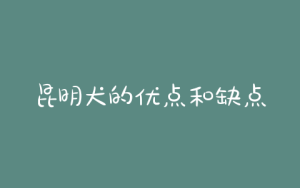 昆明犬的优点和缺点_昆明犬哪个品种最好-警犬训练器材厂家 _警犬训练用品_工作犬训练用品-南京开久警犬装备