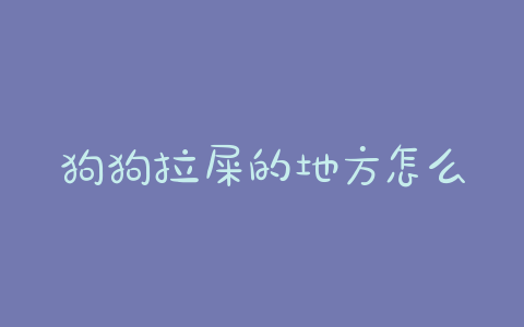 狗狗拉屎的地方怎么搞？狗狗换地方不拉屎怎么办 - 警犬训练器材厂家 _警犬训练用品_工作犬训练用品-南京开久警犬装备-警犬训练器材厂家 _警犬训练用品_工作犬训练用品-南京开久警犬装备