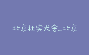 北京杜宾犬舍_北京和平天空杜宾犬舍-警犬训练器材厂家 _警犬训练用品_工作犬训练用品-南京开久警犬装备