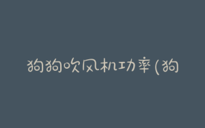 狗狗吹风机功率(狗狗吹风机和人用吹风机一样吗)-警犬训练器材厂家 _警犬训练用品_工作犬训练用品-南京开久警犬装备