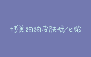 博美狗狗皮肤病化脓了怎么办？博美狗狗得了皮肤病不长毛了-警犬训练器材厂家 _警犬训练用品_工作犬训练用品-南京开久警犬装备