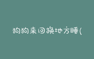 狗狗来回换地方睡(狗狗睡一会换一个地方)-警犬训练器材厂家 _警犬训练用品_工作犬训练用品-南京开久警犬装备